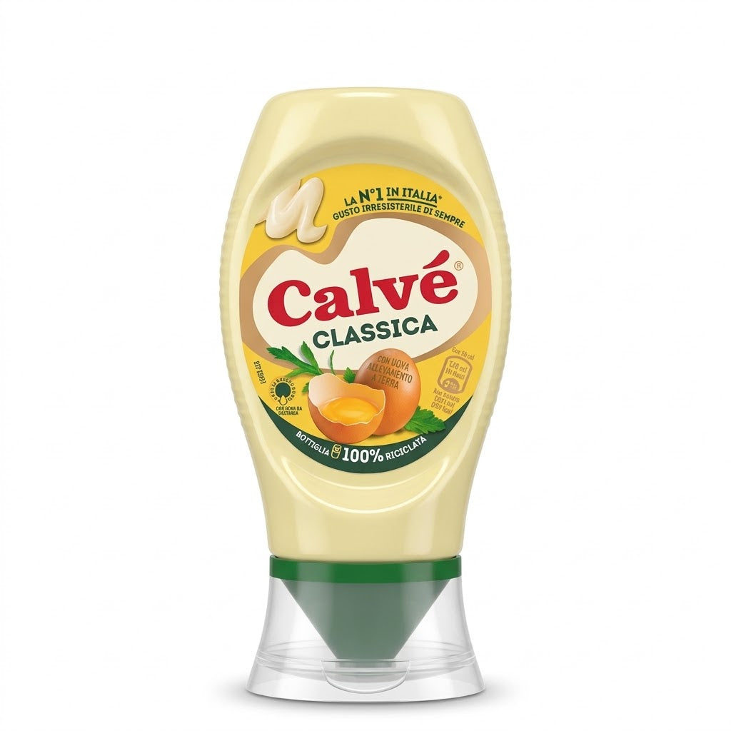 Calve Classic Mayonnaise 250ml Squeeze Bottle – Italy