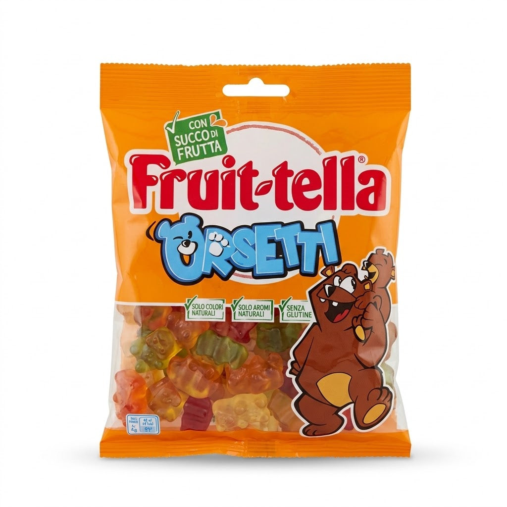 Fruittella Orsetti Assorted Fruit Gummy Bears 175g Italy