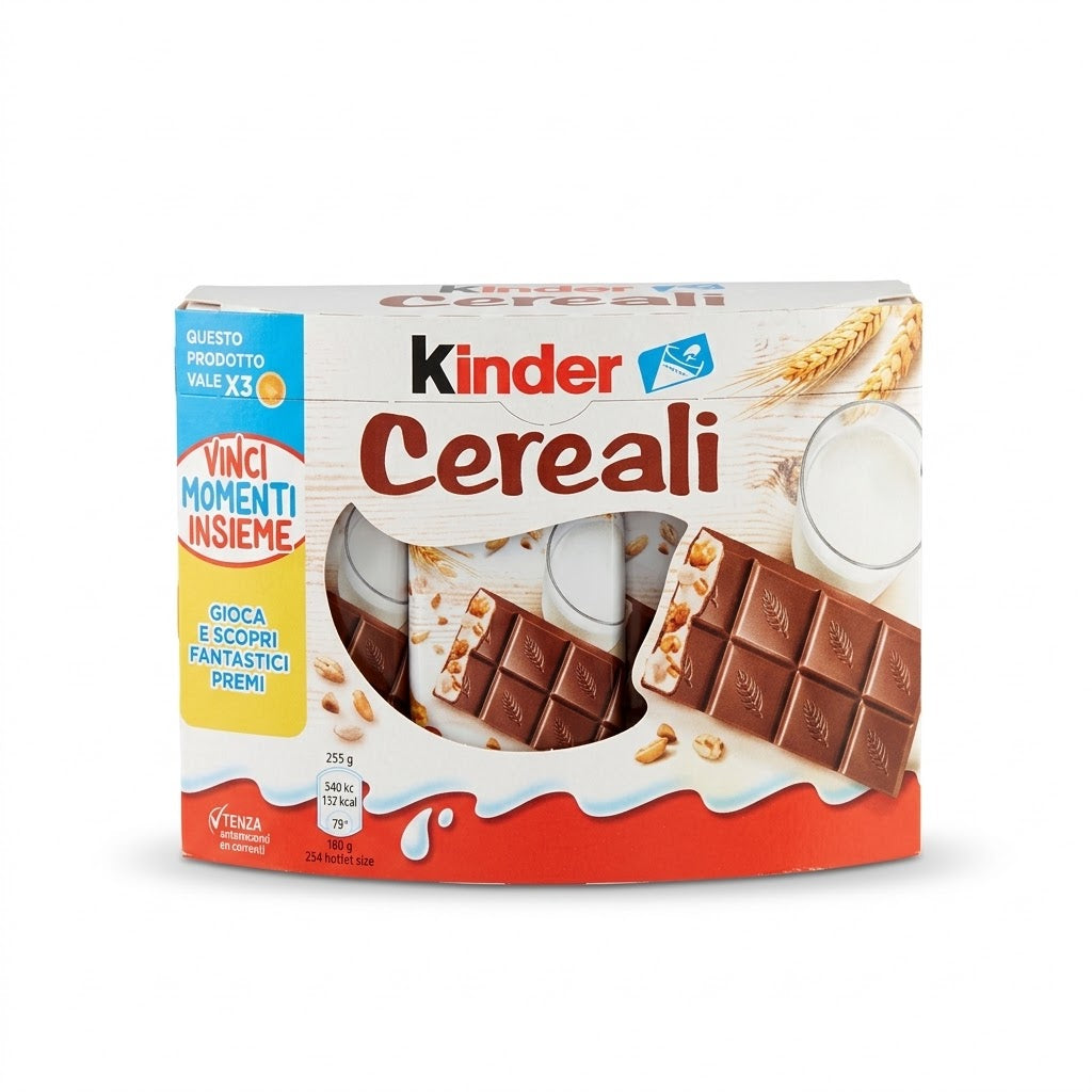 Kinder Cereali Milk Chocolate & Crispy Cereal Bars 9 Pack