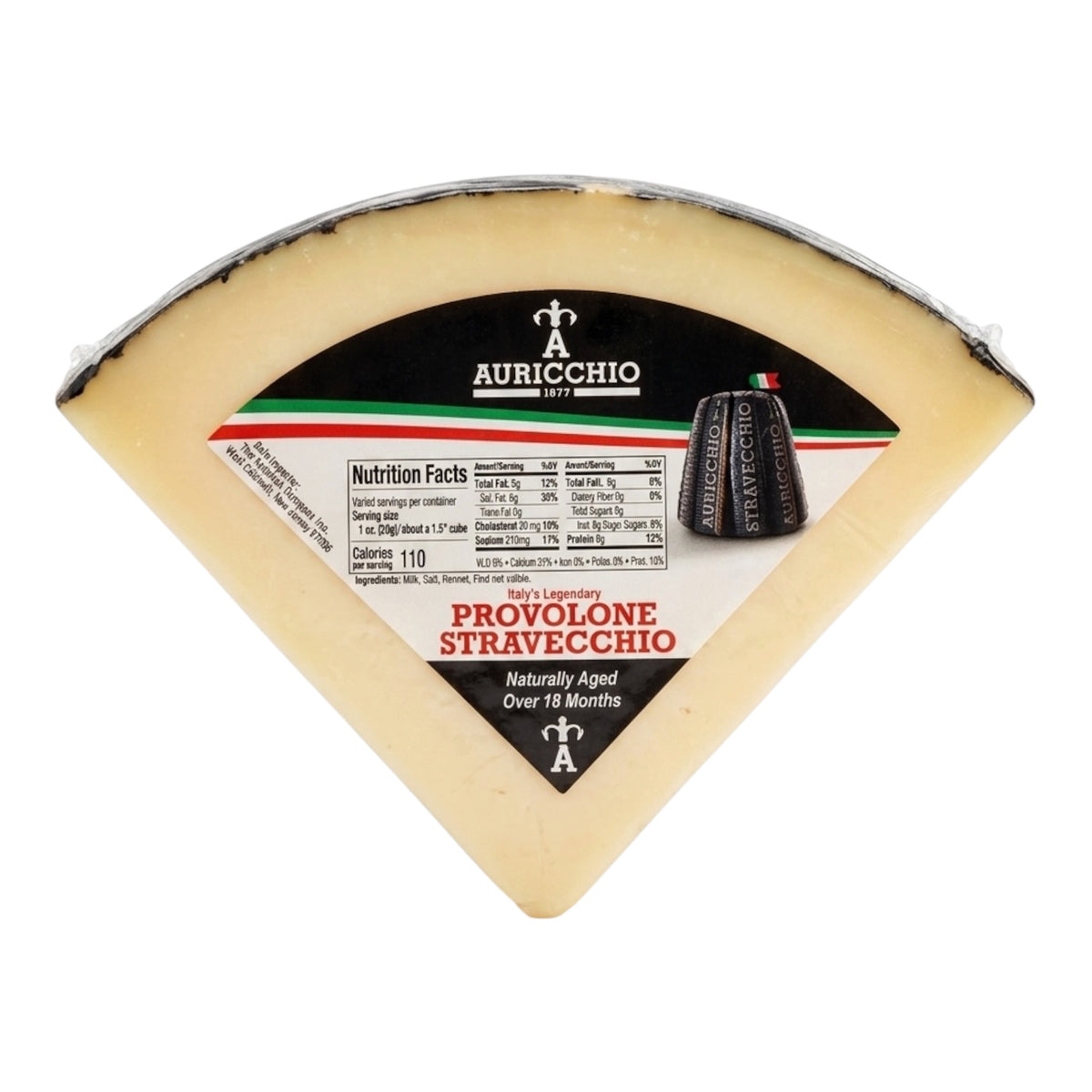 Auricchio Provolone Stravecchio Aged Italian Cheese $21.99/LB