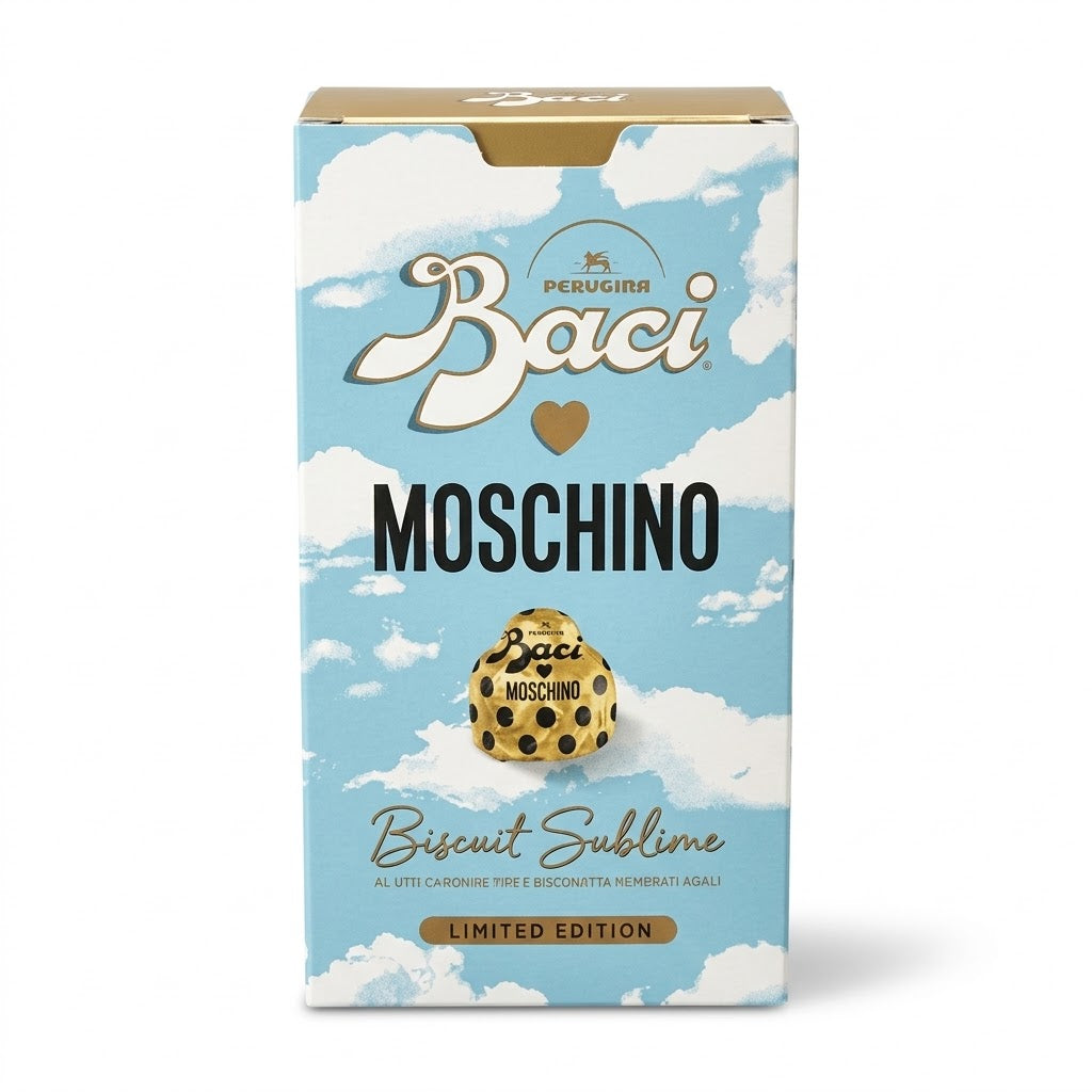 Baci Perugina x Moschino Biscuit Sublime Limited Edition 150g Gift Box – Italy