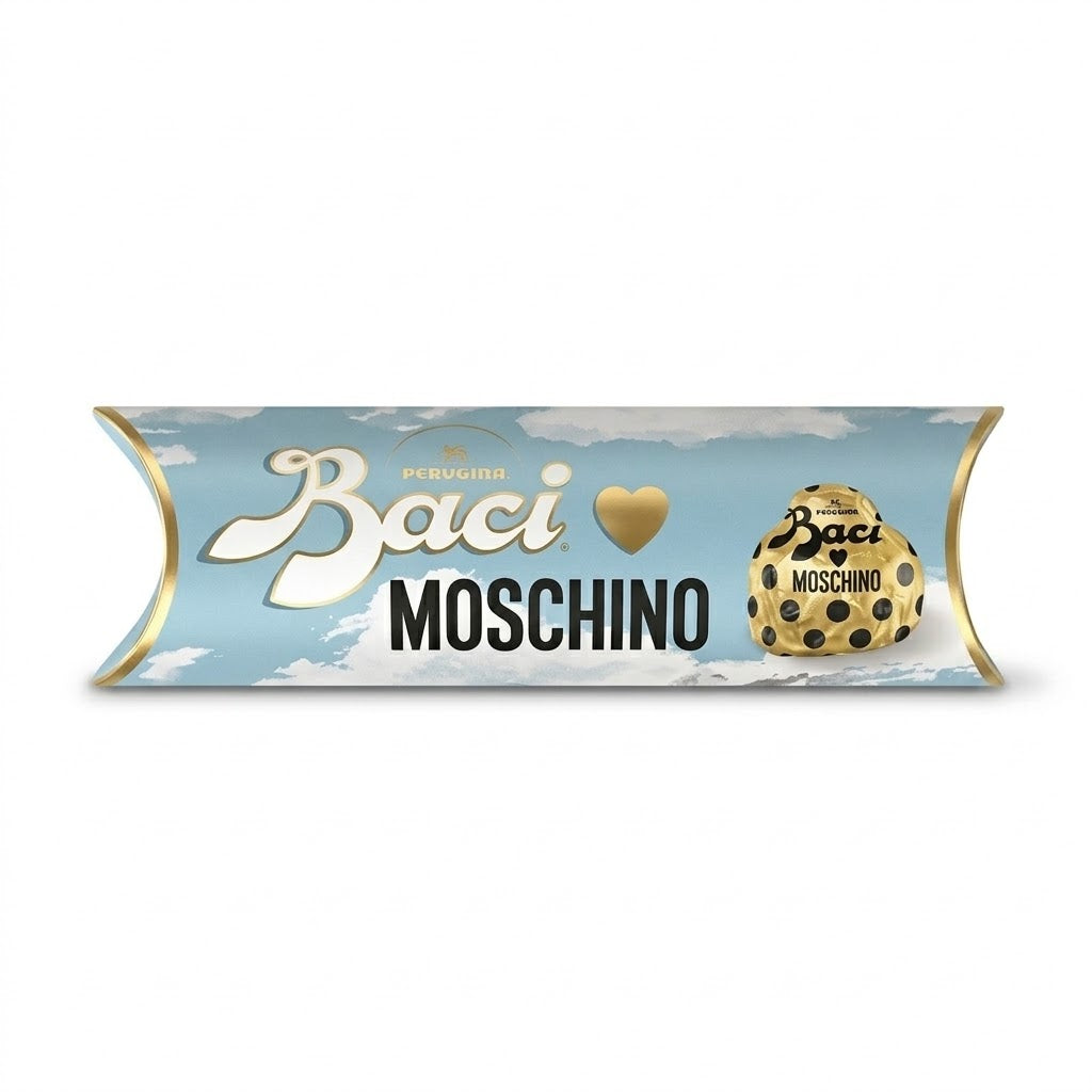 Baci Perugina x Moschino Milk Chocolate Pralines 37.5g Tube