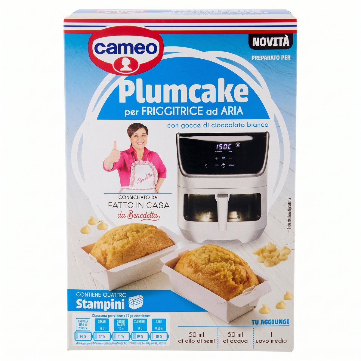 Cameo Air Fryer White Chocolate Plumcake Mix 192g