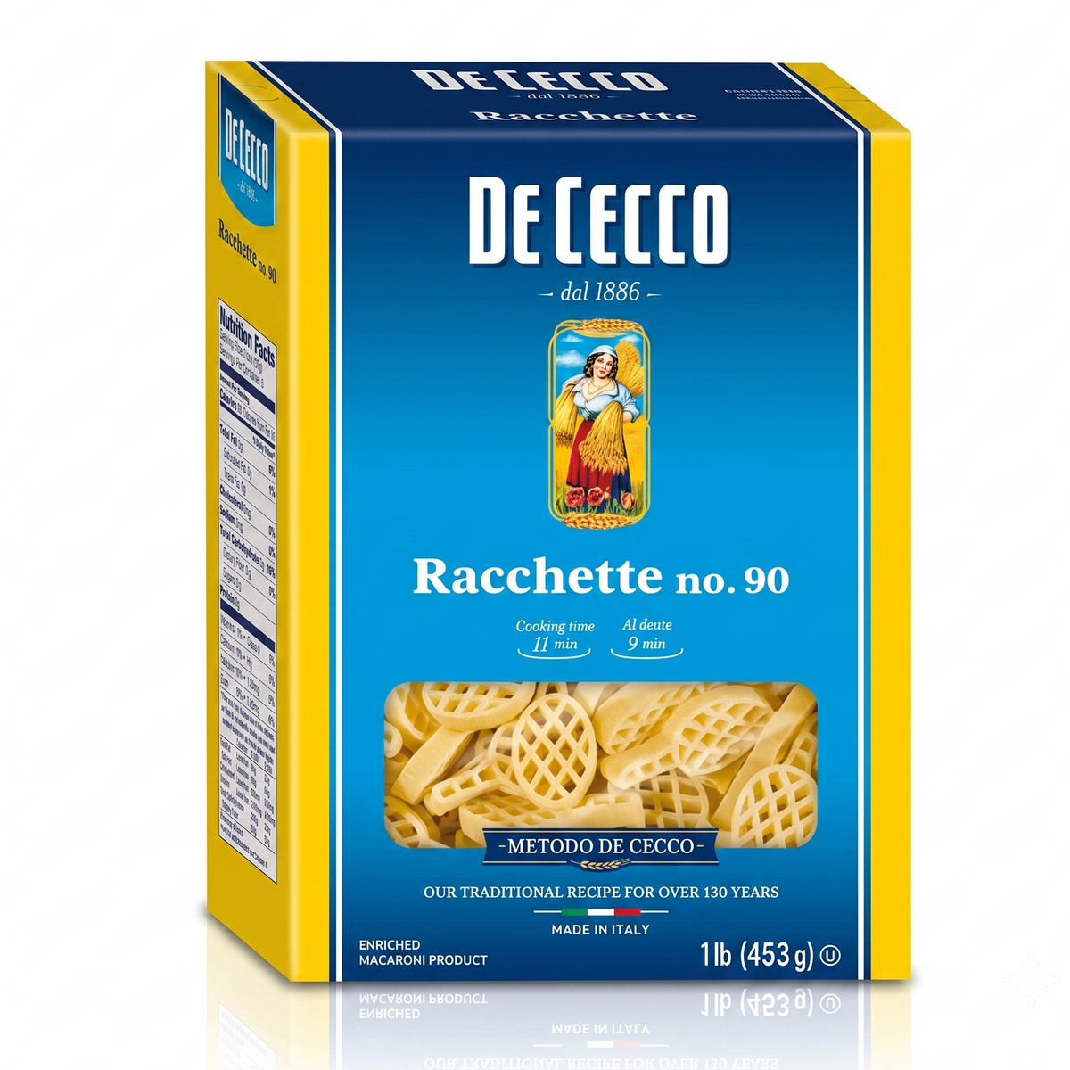 De Cecco Racchette Pasta No. 90  453g
