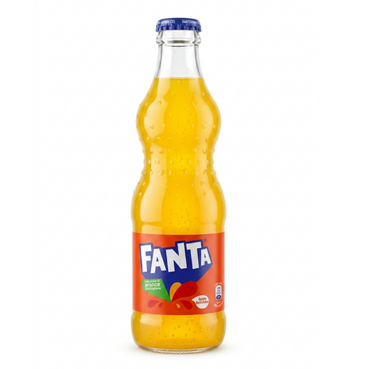 Fanta Orange Soda Glass Bottle 330ml