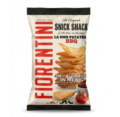 Fiorentini "La Non Patatina" BBQ Corn Chips 65g – Baked and Gluten-Free