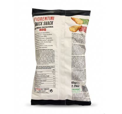Fiorentini "La Non Patatina" BBQ Corn Chips 65g – Baked and Gluten-Free