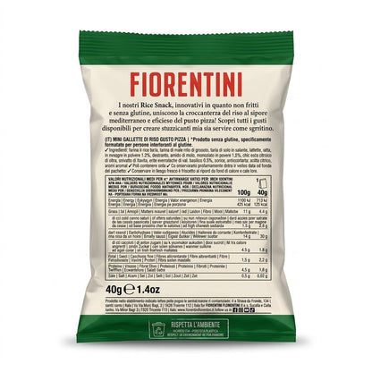 Fiorentini Pizza Rice Snack 40g – Gluten Free Crackers