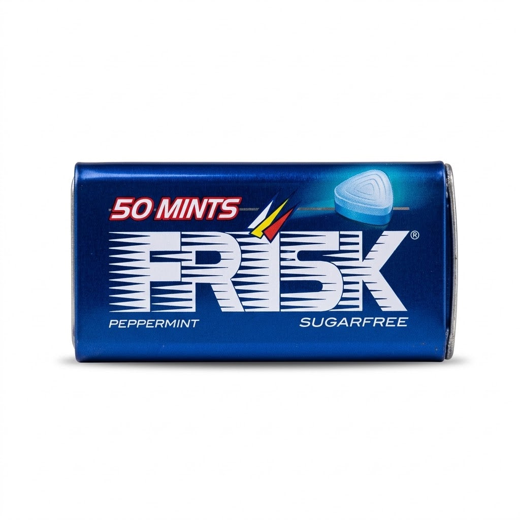 Frisk Peppermint Sugar Free Power Mints 35g Metal Tin