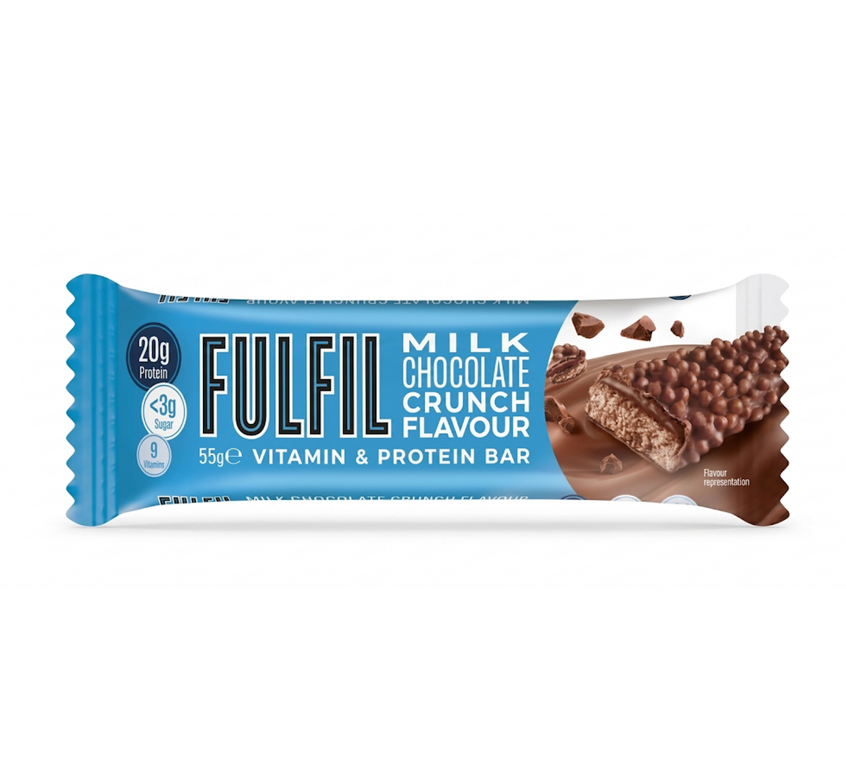 Fulfil Milk Chocolate Vitamin and Protein Bar 55g