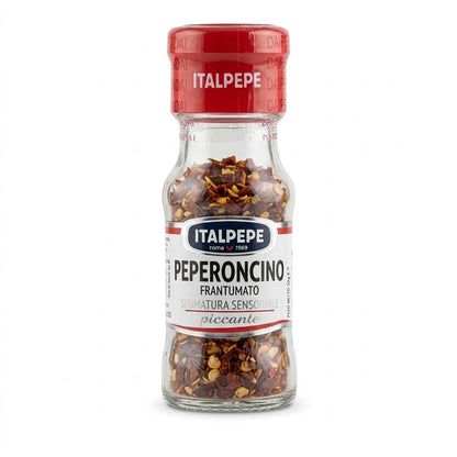 Italpepe Crushed Red Pepper Flakes 18g Glass Jar – Italy