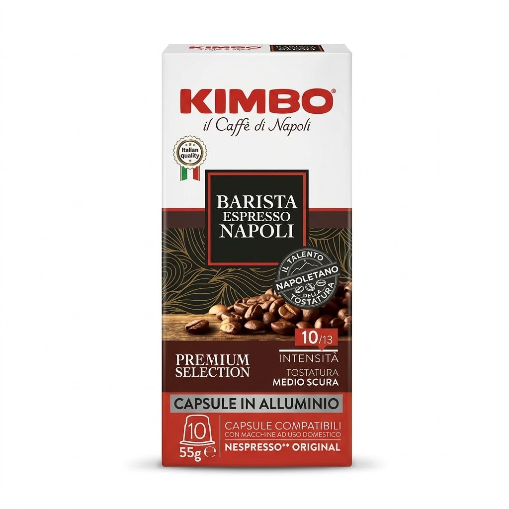 Kimbo Barista Espresso Napoli Nespresso Capsules 10 Pack