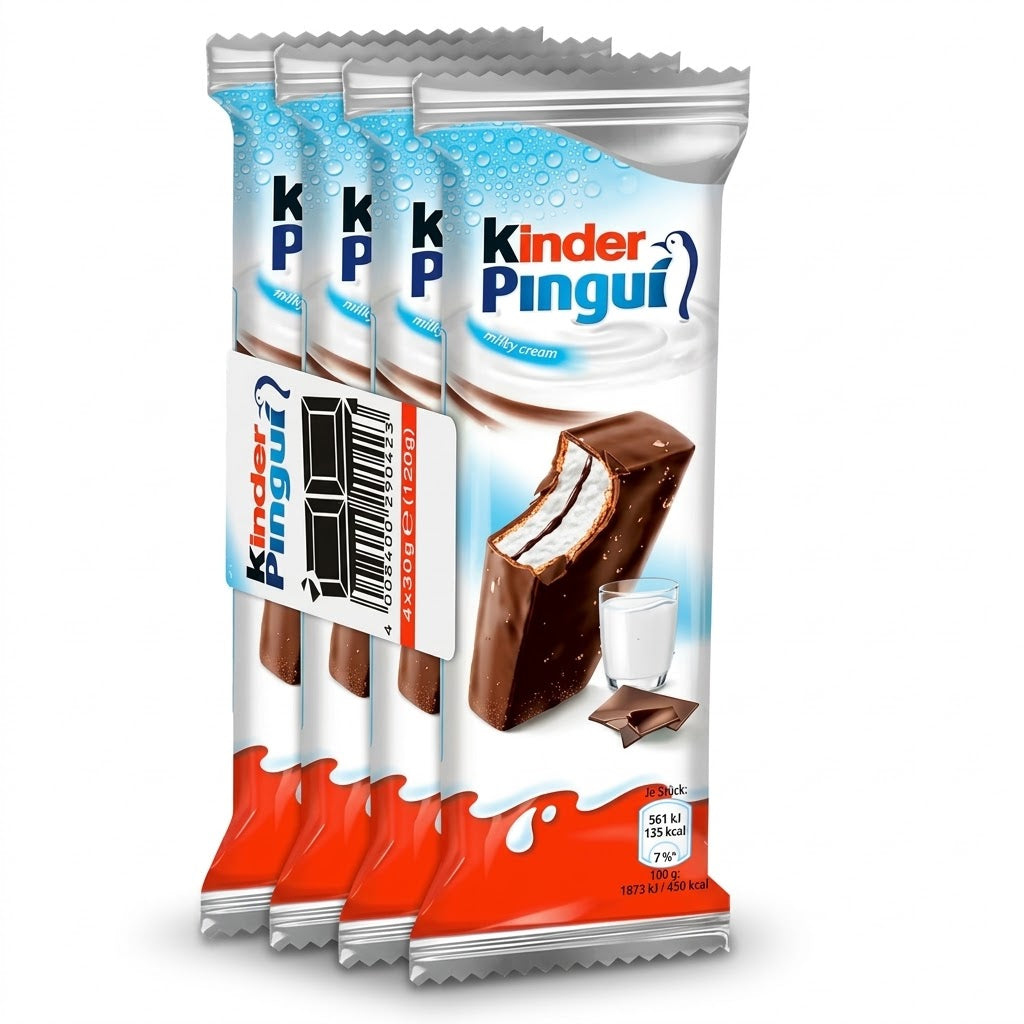 Kinder Pingui 4-Pack 120g – Chilled Chocolate Snack