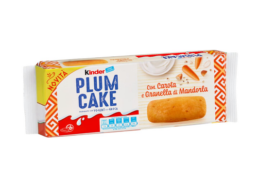 Kinder Plumcake Carrots and Almonds 192g
