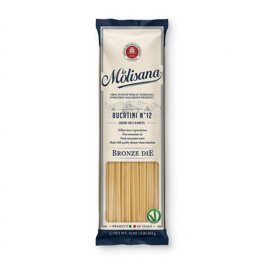 La Molisana Bucatini N°12 Pasta 16 oz – Bronze Die Italy
