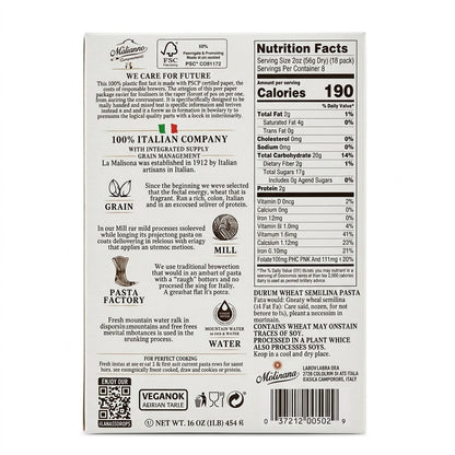 La Molisana Penne Ziti Rigate No. 20 16oz Box 