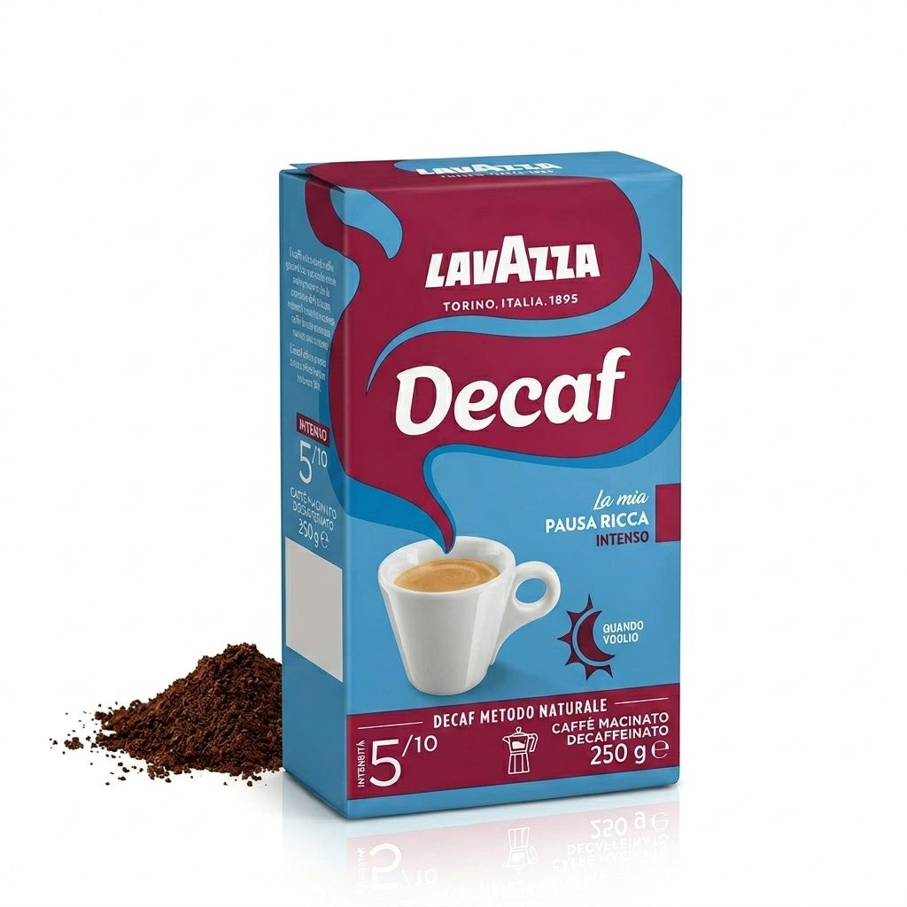 LavAzza Caffe Decaff Intenso Ground Coffee 250g