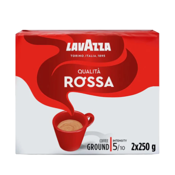LavAzza Coffee Qualita Rossa Medium Roast Ground Coffee 250gx2