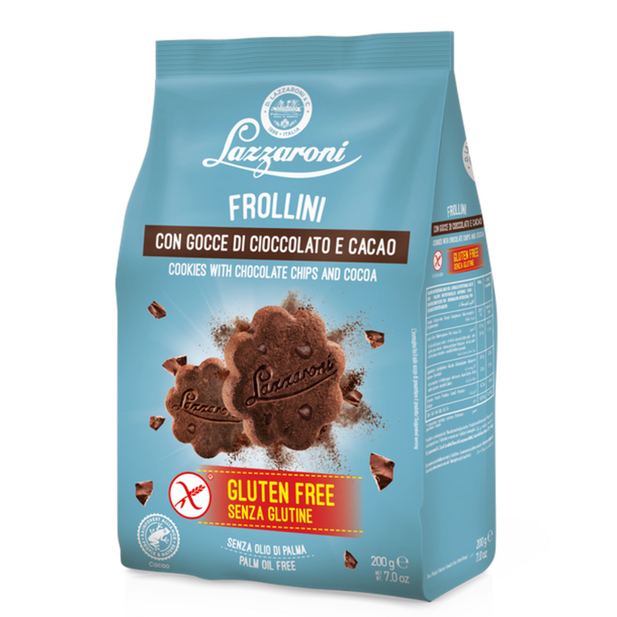 Lazzaroni Gluten Free Chocolate Cookies 200g