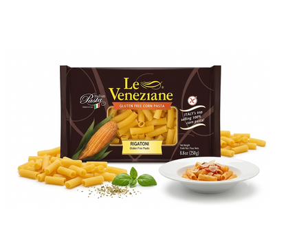 Le Veneziane Gluten-Free Penne Rigate Pasta 250g