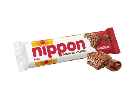 Nippon Crunchy Puffed Rice Chocolate Squares 200g
