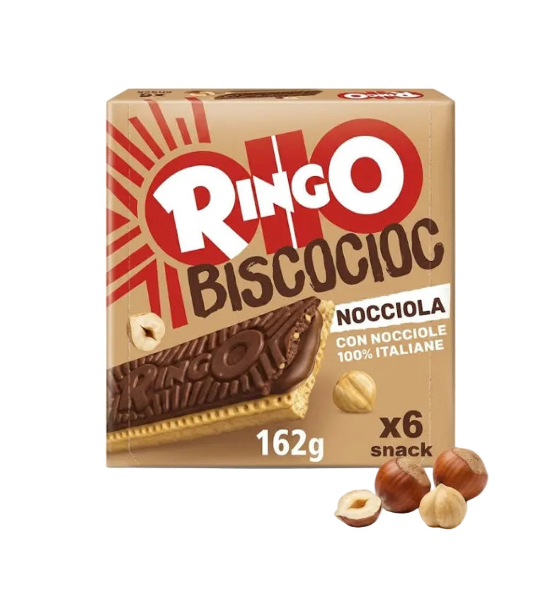 Pavesi Ringo Bisco Cioc Hazelnuts Cookies 162g