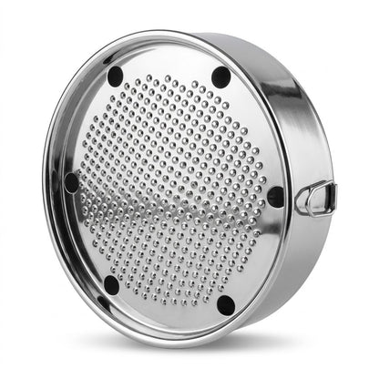 Pinti 18/10 Stainless Steel Rotary Cheese Grater – Italian Imported