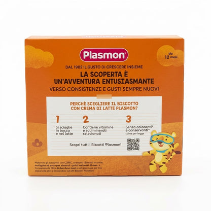 Plasmon Biscuits Milk Cream 320g– Italian Snack
