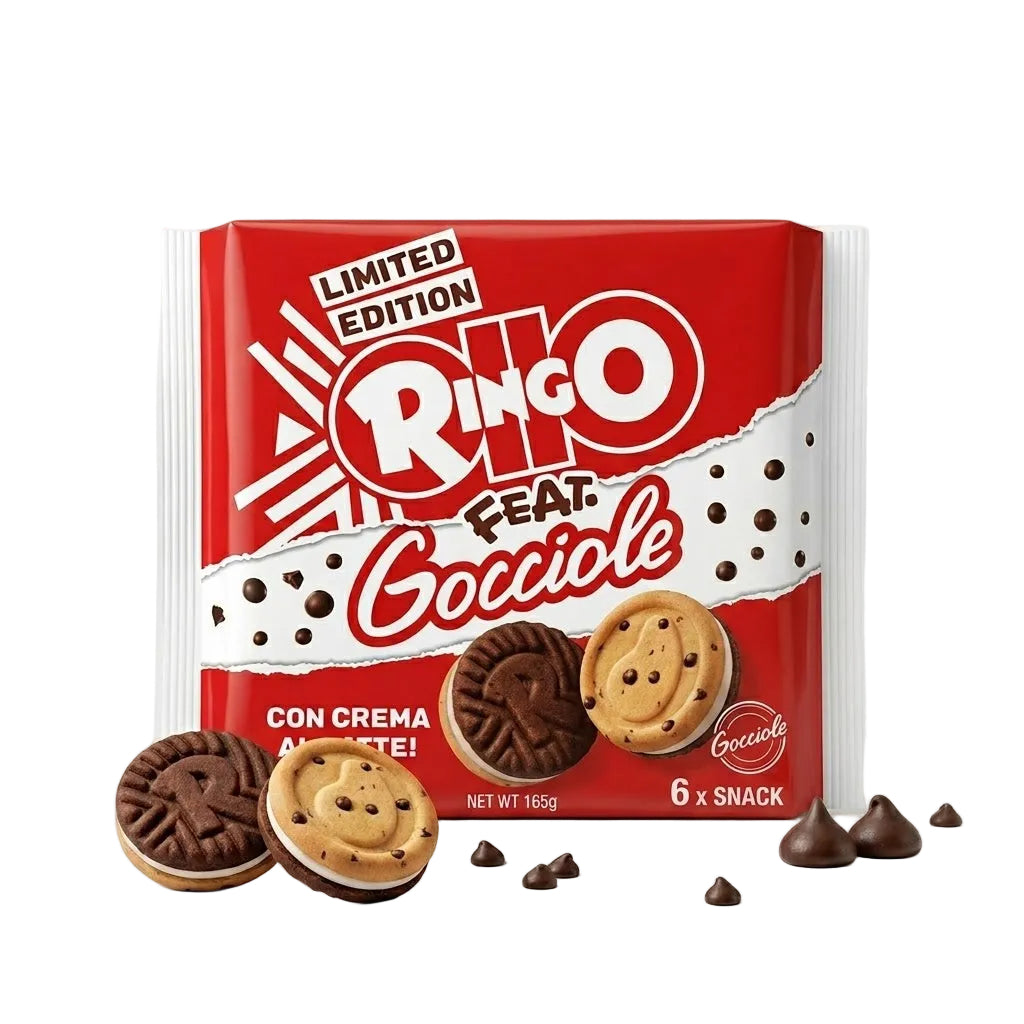 Ringo Feat Gocciole Limited Edition Snack 165g