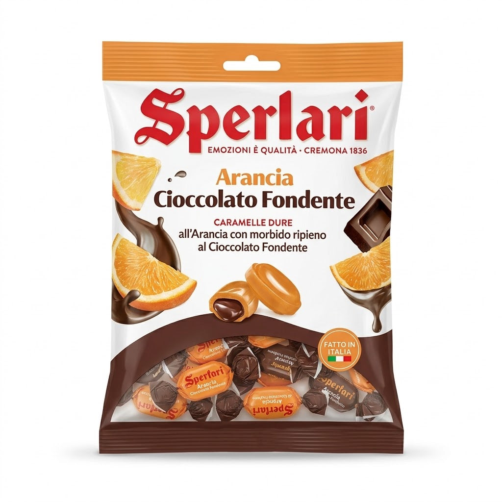Sperlari Orange & Dark Chocolate Candies 135g – Italy Sweets