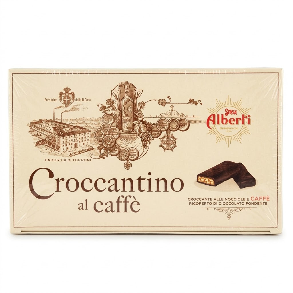 Strega Alberti Coffee Croccantino 300g – Dark Chocolate