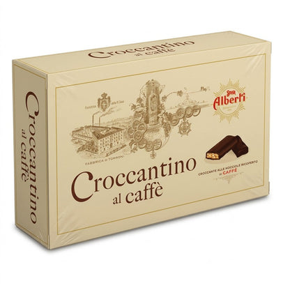Strega Alberti Coffee Croccantino 300g – Dark Chocolate