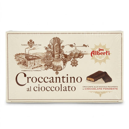 Strega Alberti Dark Chocolate Croccantino 300g – Italy
