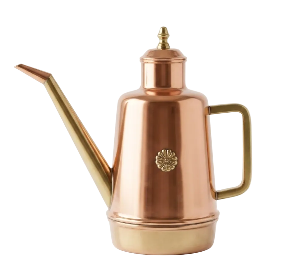 Traditional Copper & Brass Oil Dispenser (Oliera)  1.0L
